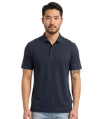 Navy Blue Solid Polos 1