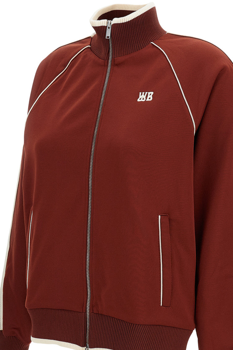 Red Logo Mock Collar Sweatshirt 3