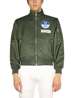 Green Mock Collar Jackets 1