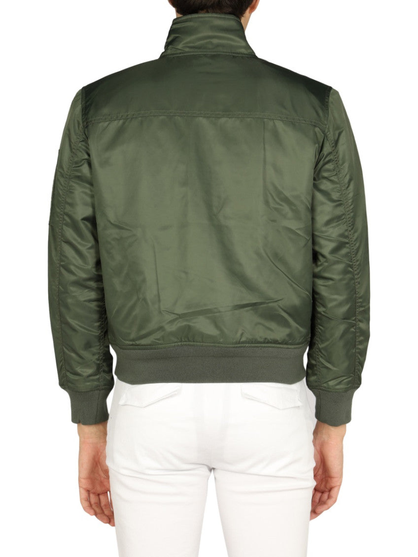 Green Mock Collar Jackets 3