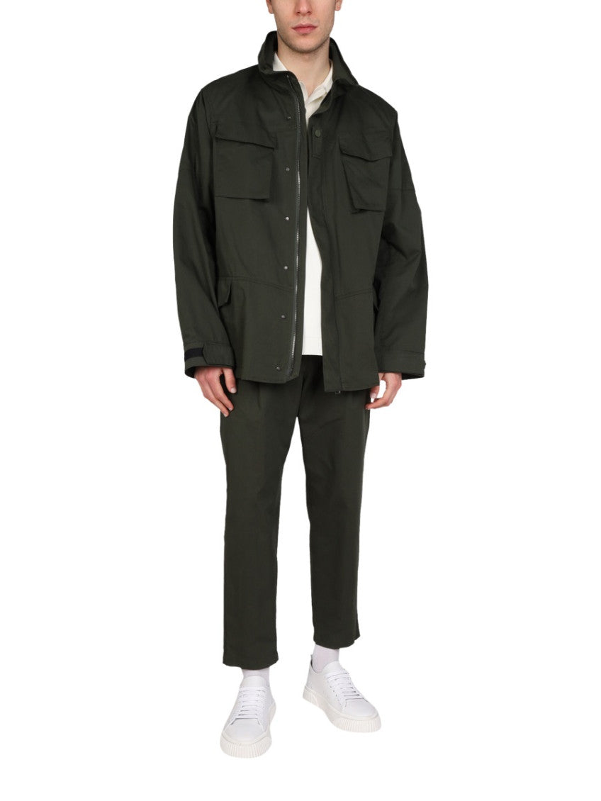 Dark Green Solid Jackets 2