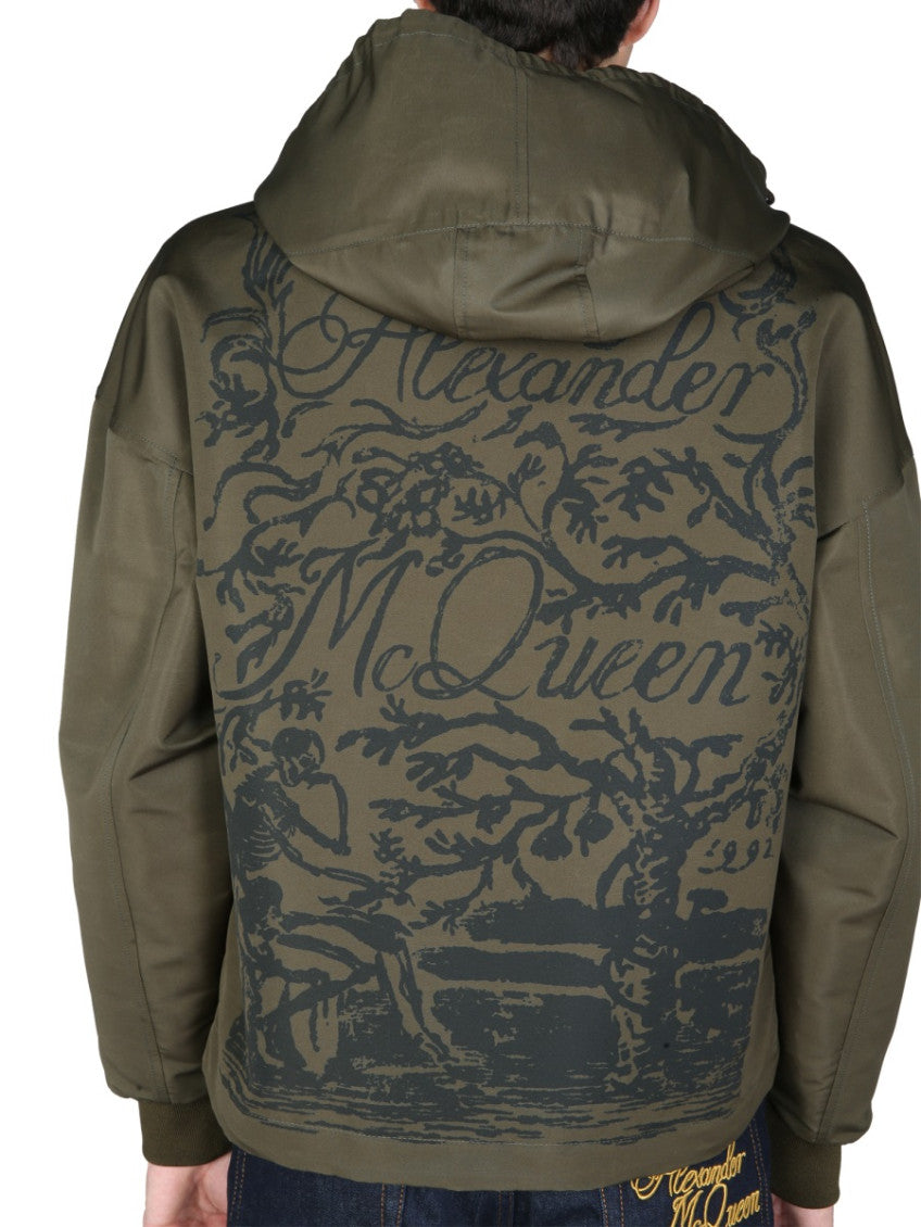 Khaki Solid Hood Jackets 4