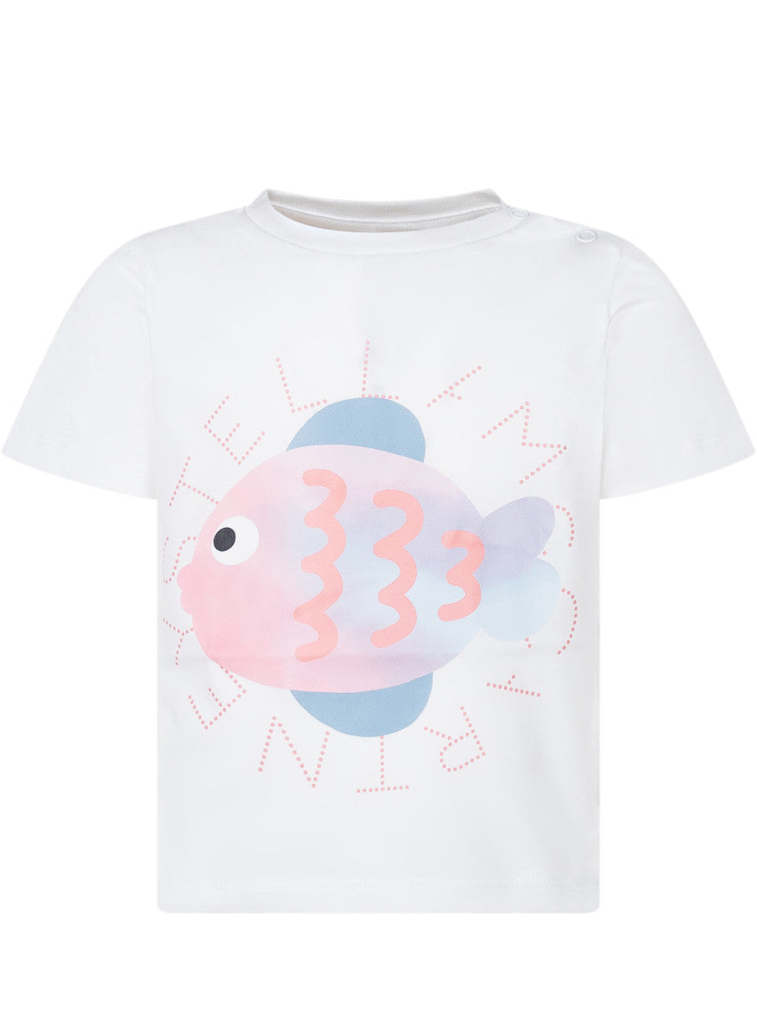 Babies White Graphic T-Shirt 1