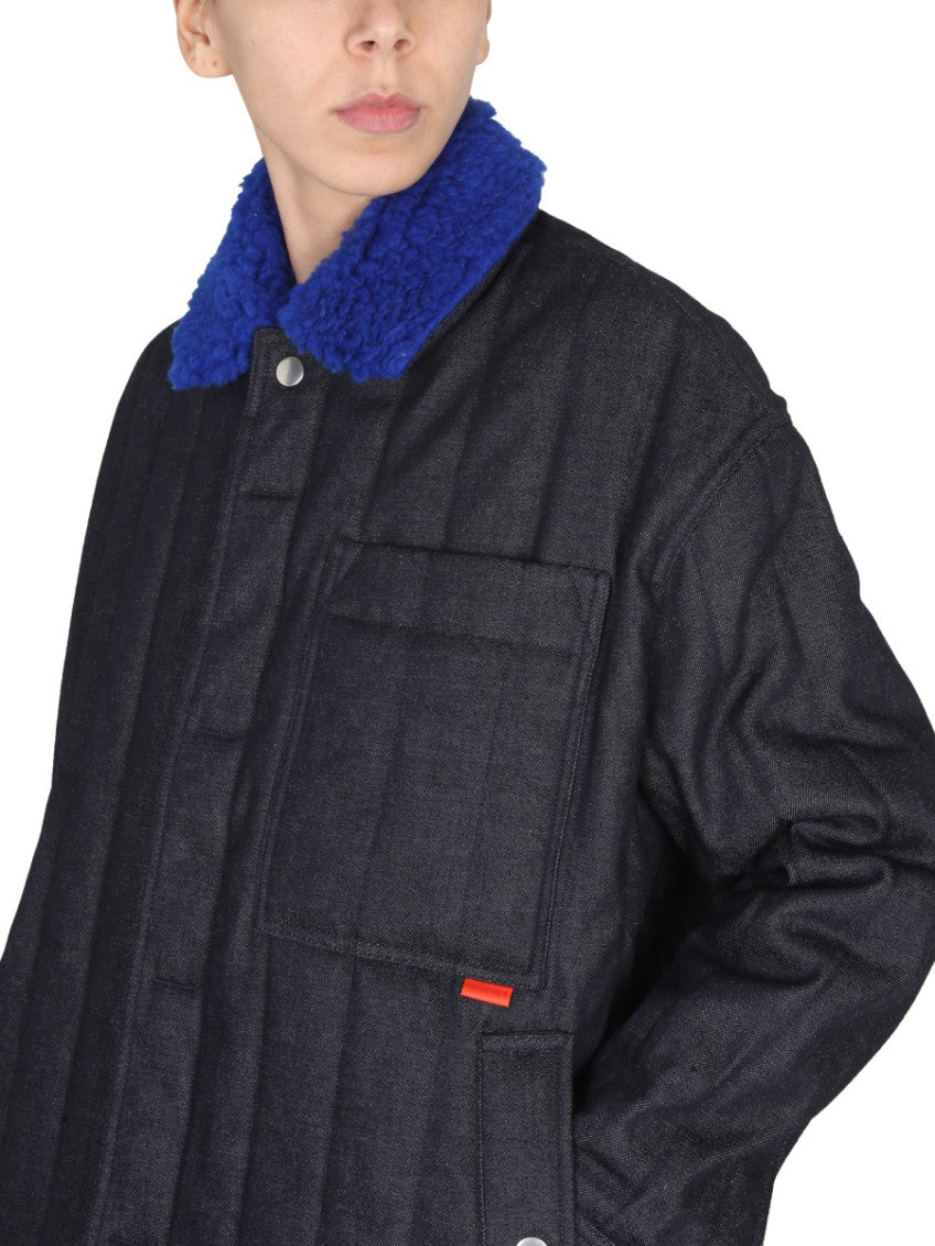 Dark Blue Solid Jackets 6
