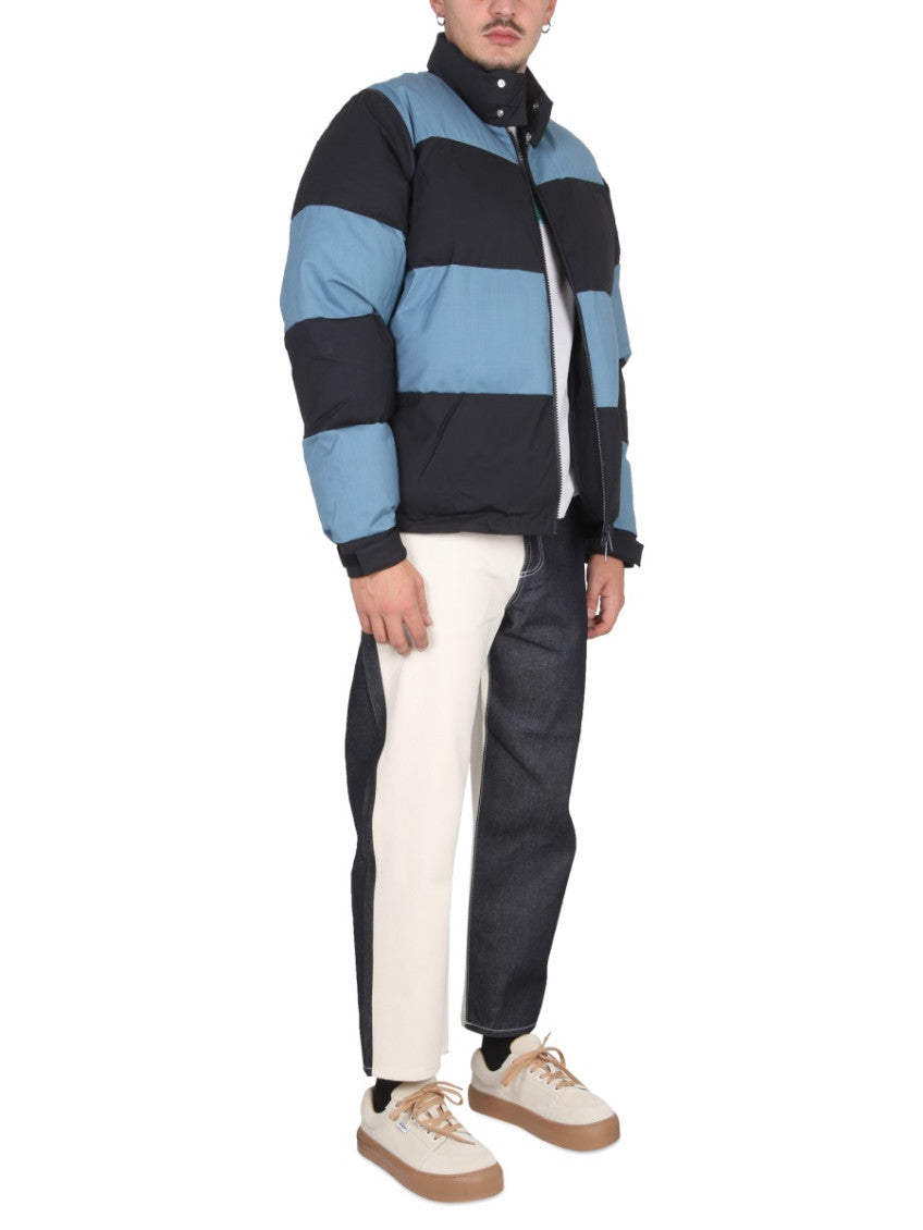Black Color Block Jackets 2