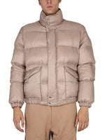 Beige Baffling Regular Jackets 1