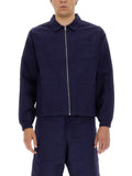 Navy Blue Solid Jackets 1