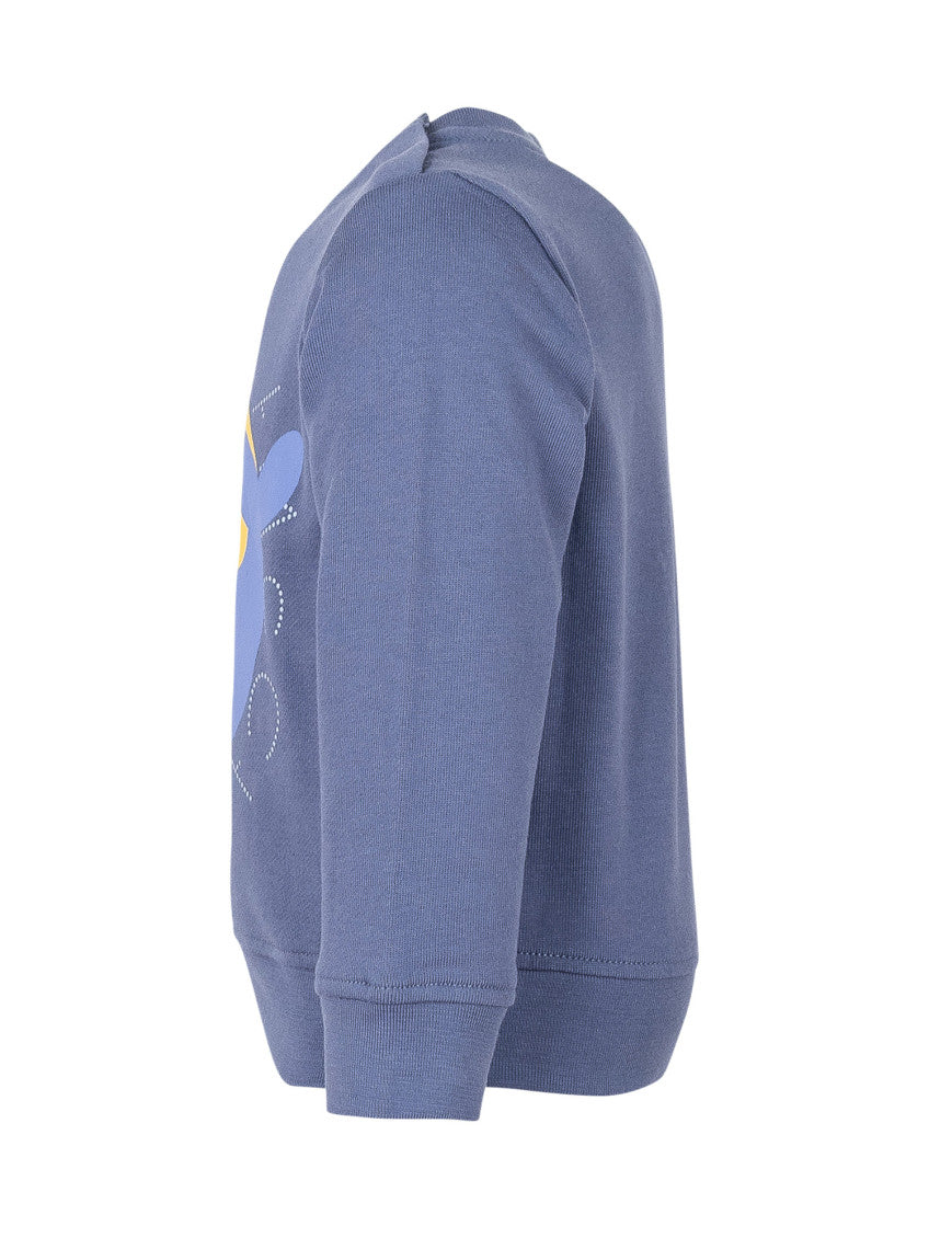 Babies Blue Graphic Sweatshirt 3