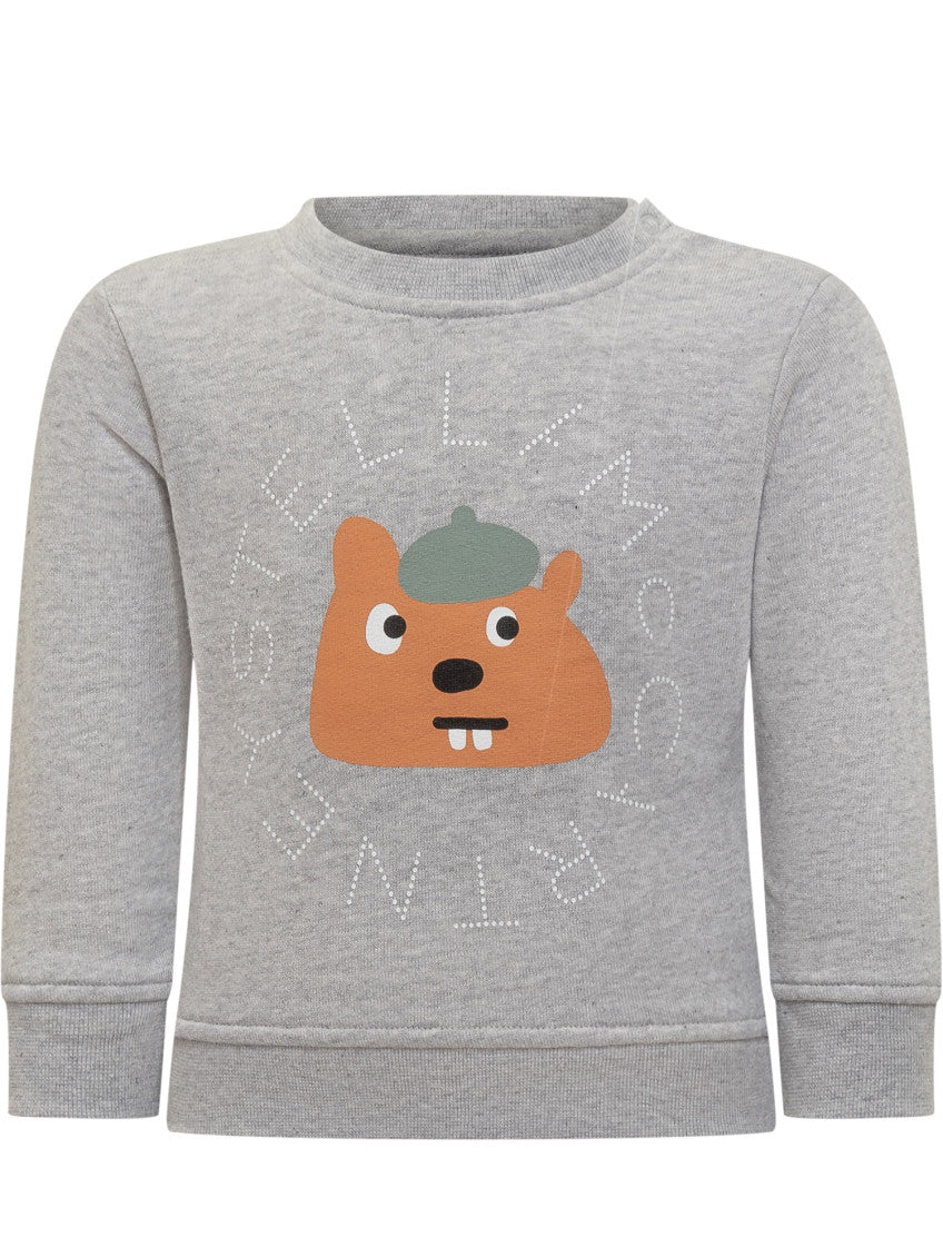 Babies Grey Graphic Sweatshirt 1