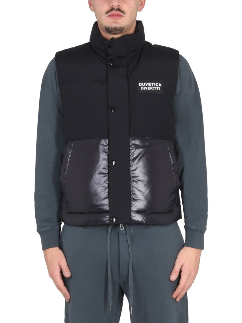 Black Mock Collar Jackets 1