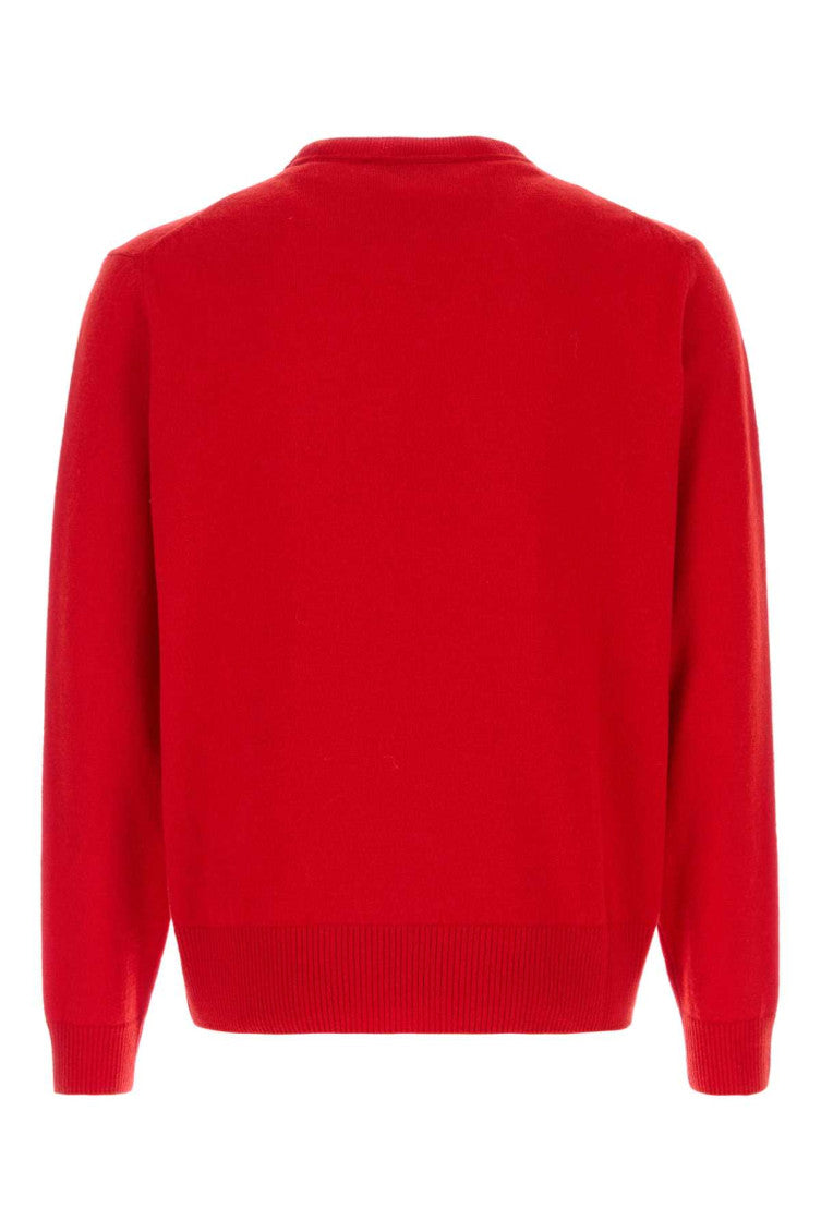 Red Crew Neck Sweaters 2