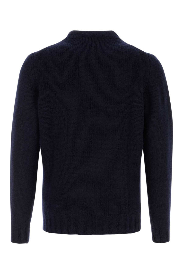 Navy Blue Knitted Sweaters 2
