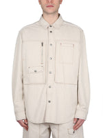Light Beige Solid Jackets 1