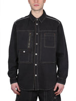 Black Shirt Collar Jackets 1