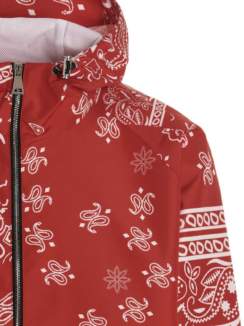Red Paisley Hood Jackets 3