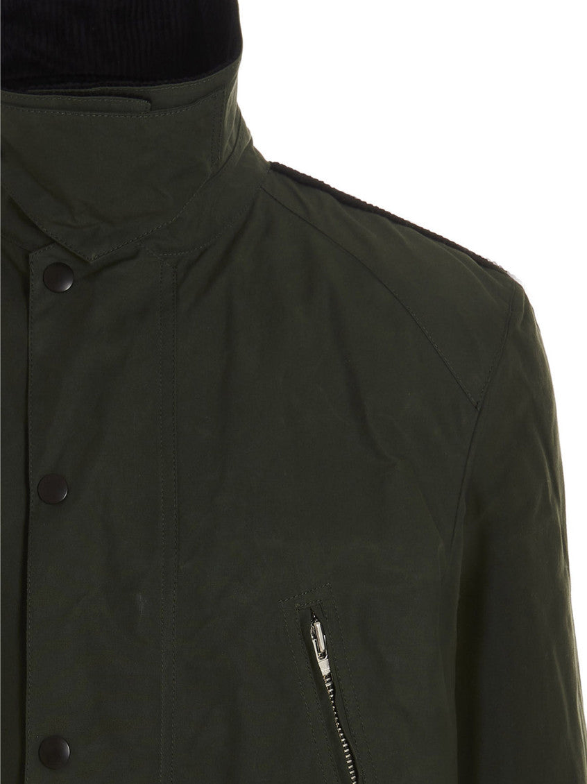 Green Turtle Neck Jackets 4