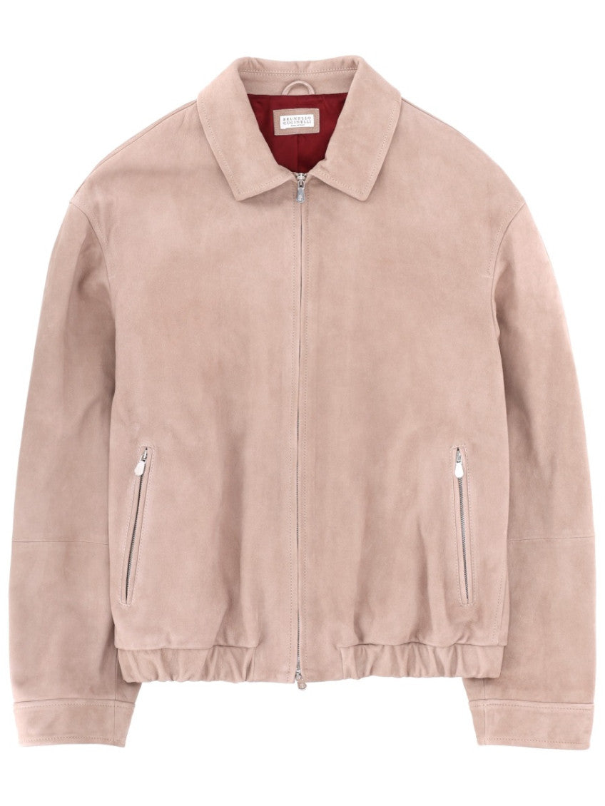 Beige Shirt Collar Jackets 1