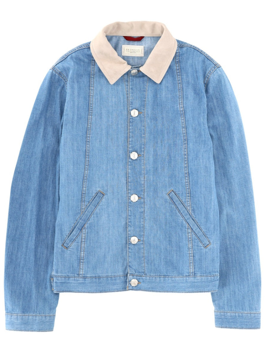 Light Blue Solid Jackets 1