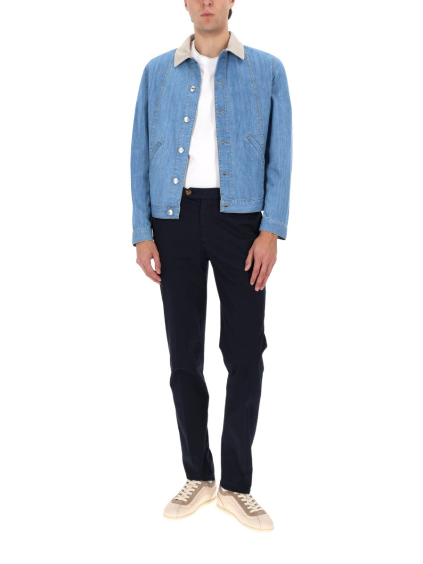 Light Blue Solid Jackets 2