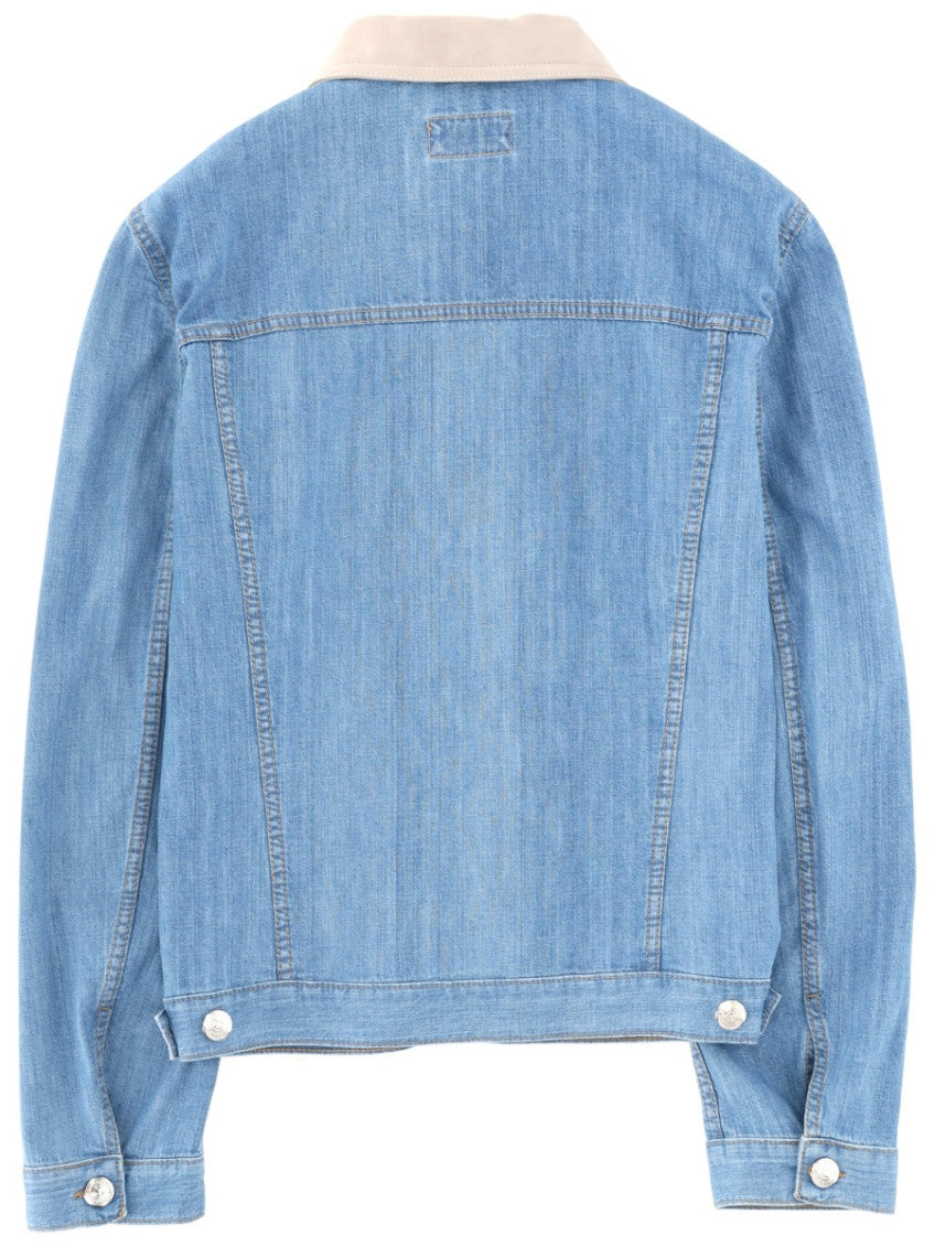 Light Blue Solid Jackets 3