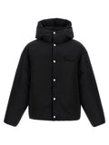 Black Logo Hood Jacket 1