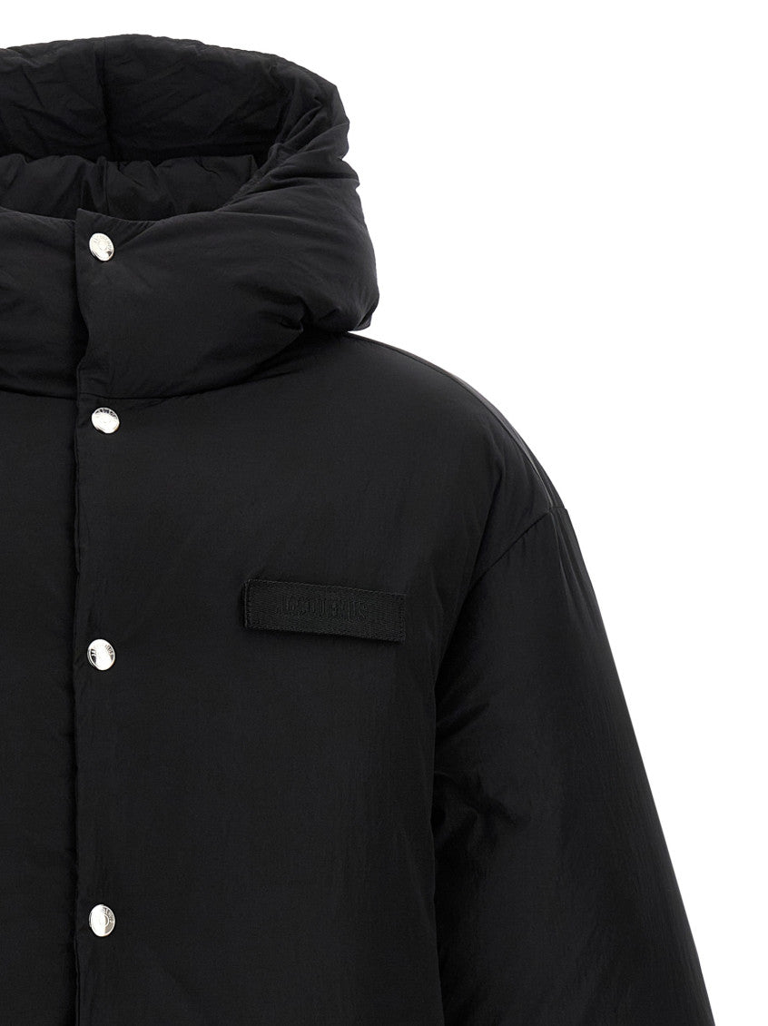 Black Logo Hood Jacket 3