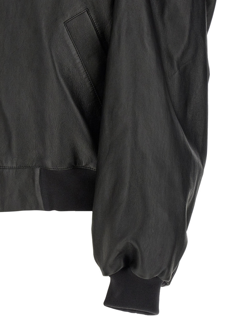 Black Hood Bomber Jackets 4