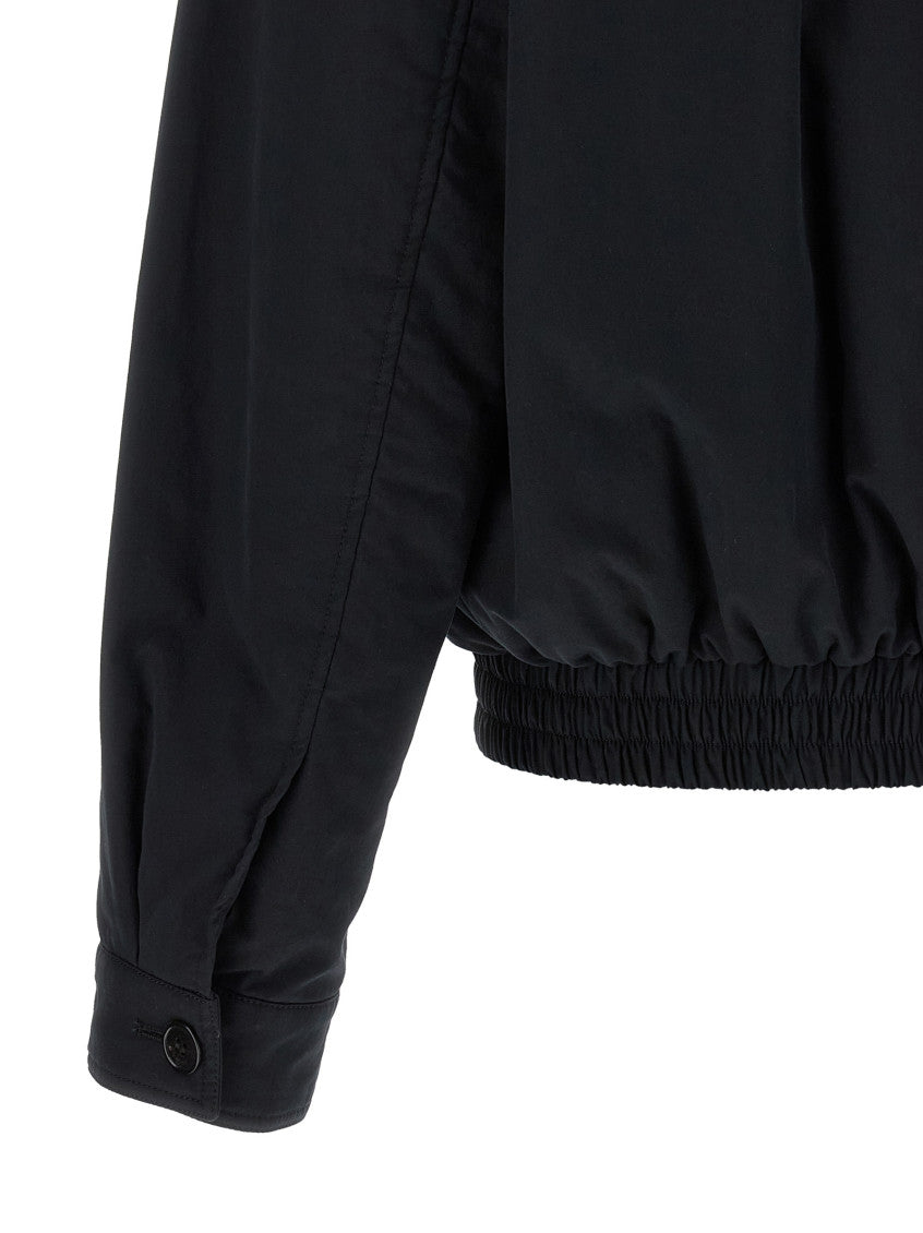 Black Shirt Collar Jackets 4