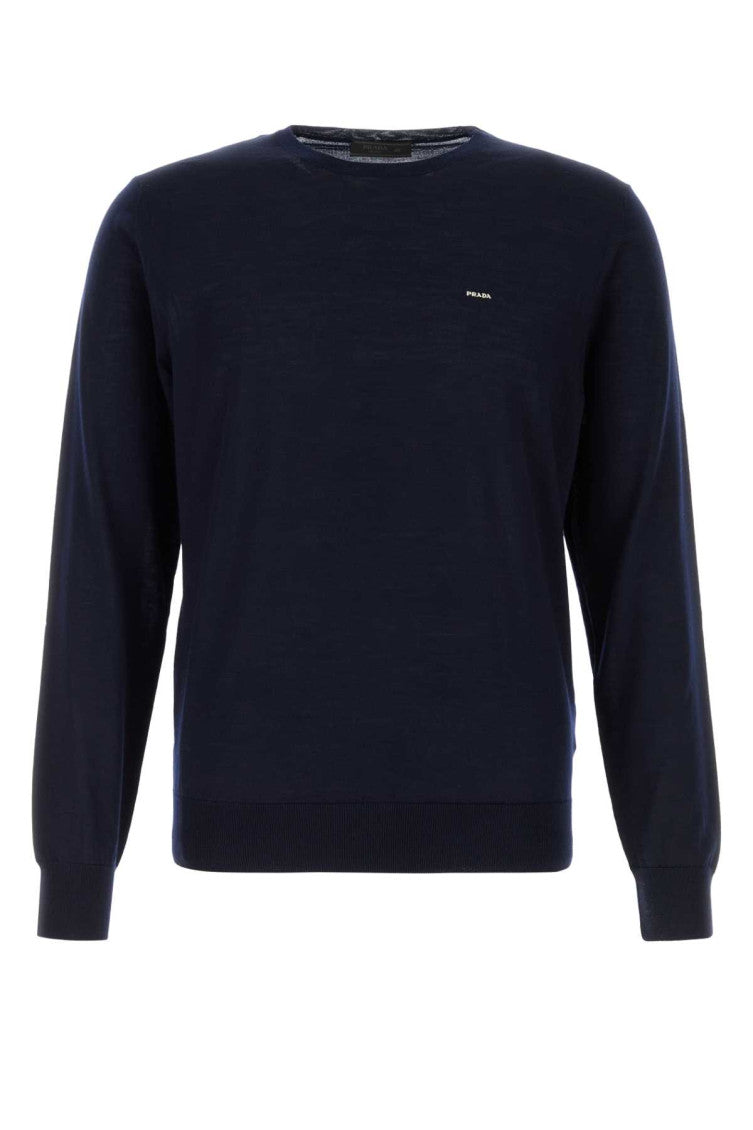 Navy Blue Logo Sweaters 1