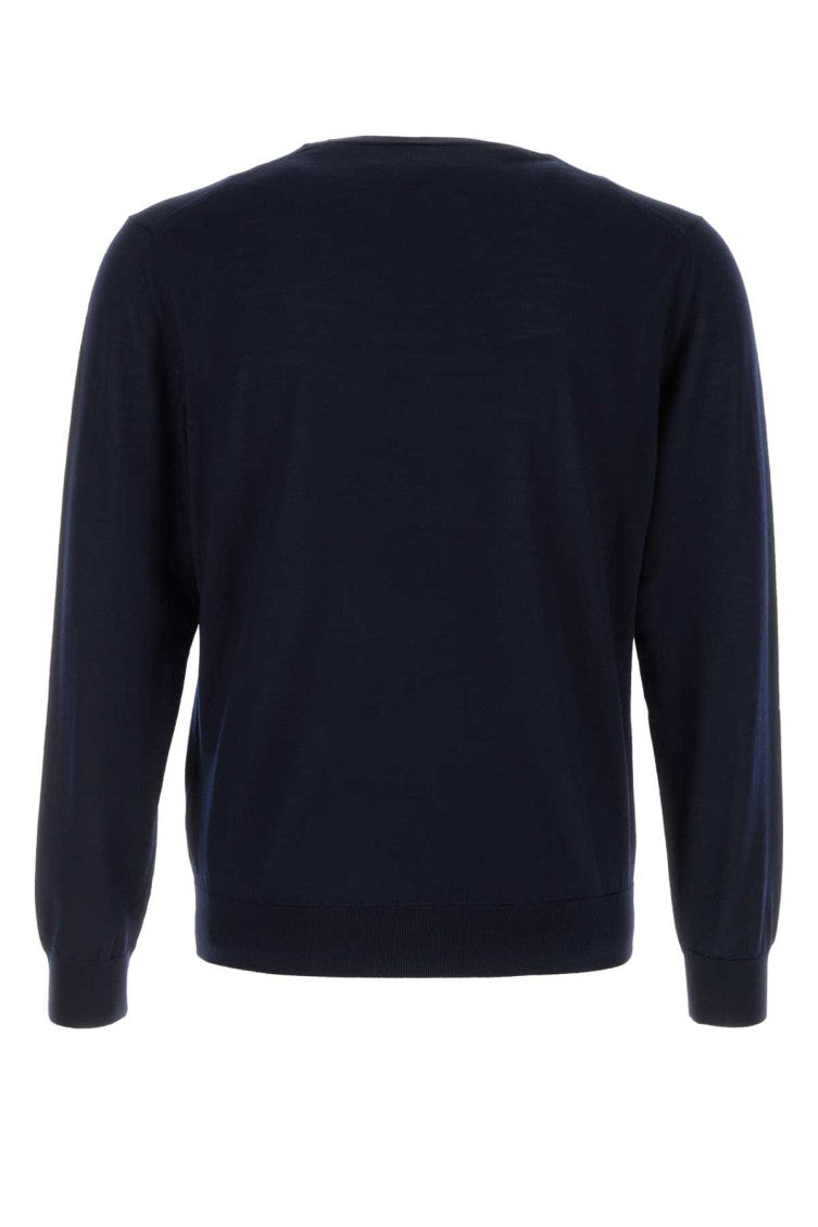 Navy Blue Logo Sweaters 2