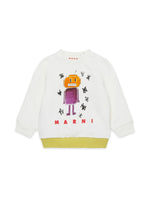 Babies White Graphic Sweatshirt 1