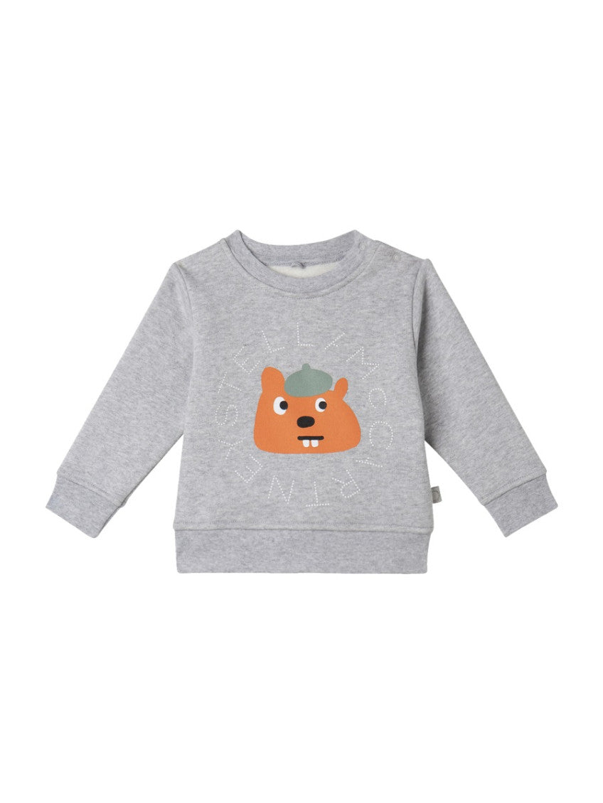 Babies Grey Graphic Sweatshirt 1
