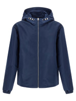 Navy Blue Hood Jackets 1