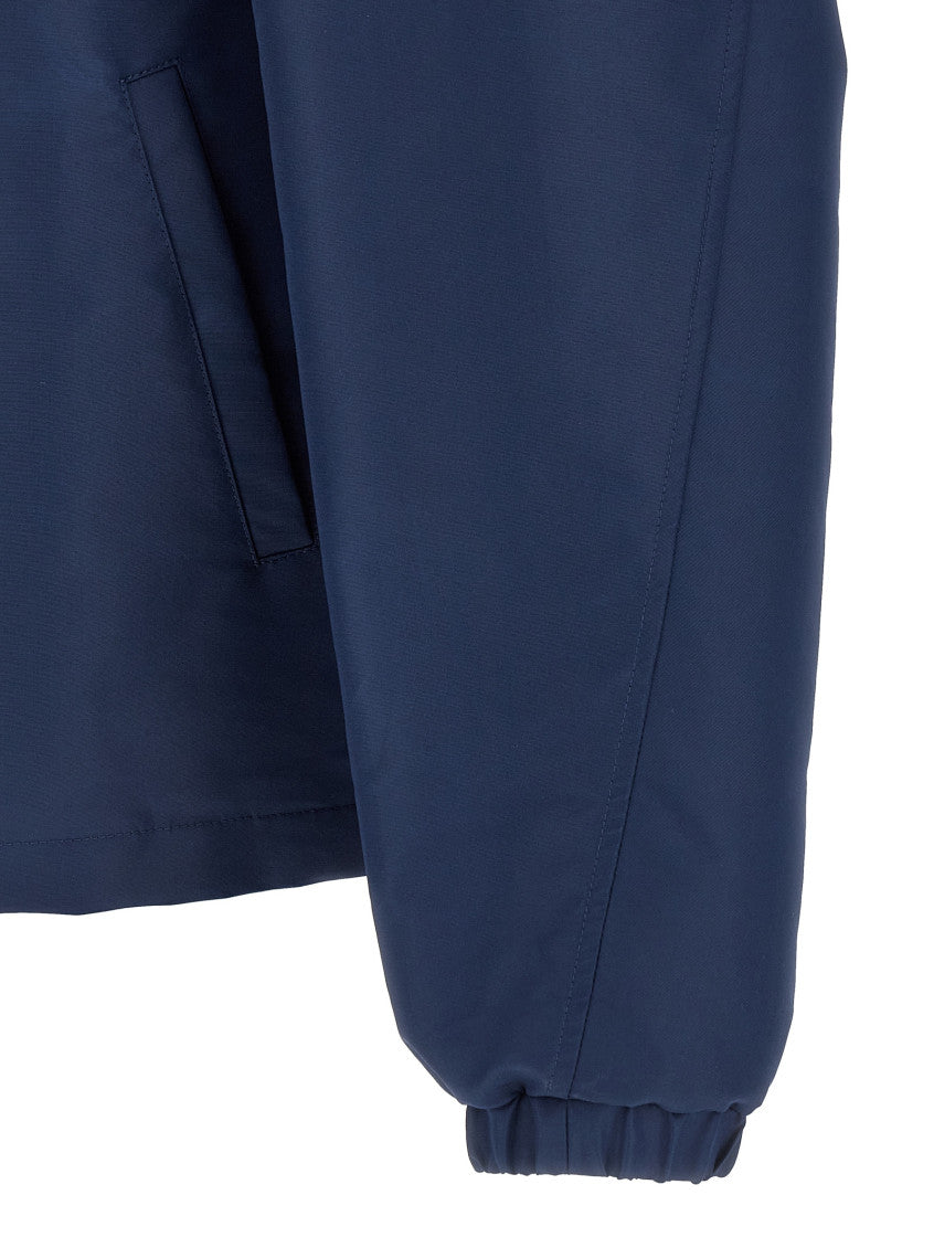 Navy Blue Hood Jackets 4