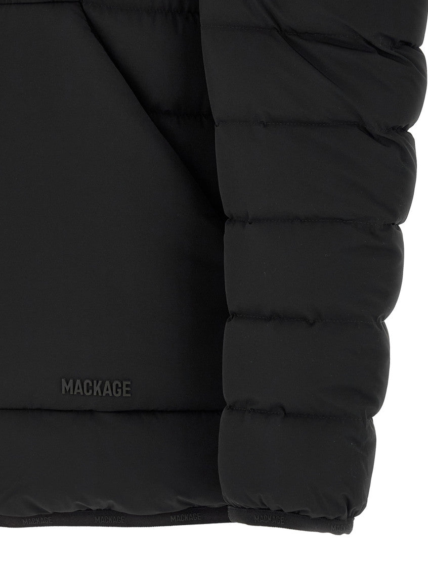 Black Quilted Hood Jackets 4