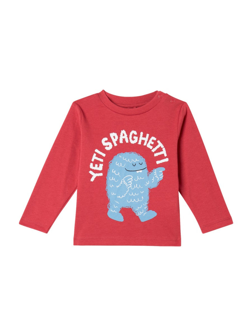 Babies Red Graphic T-Shirt 1