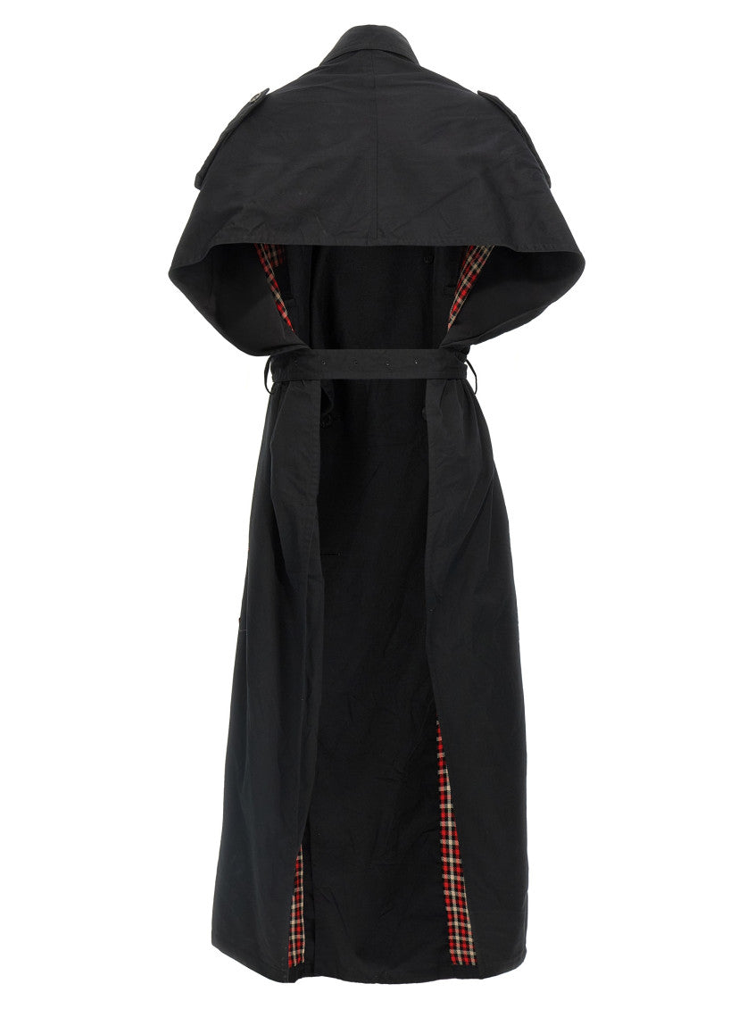 Black Stole trench coat 2