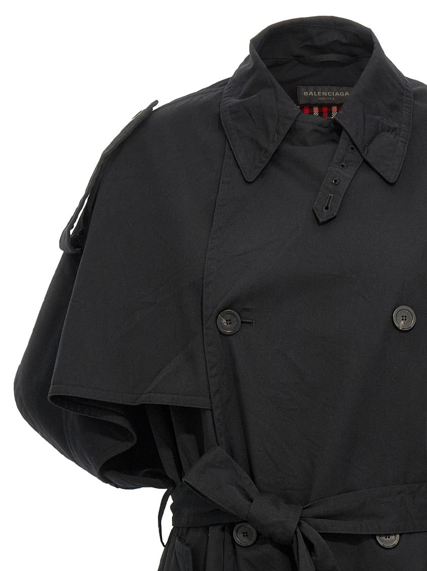 Black Stole trench coat 3
