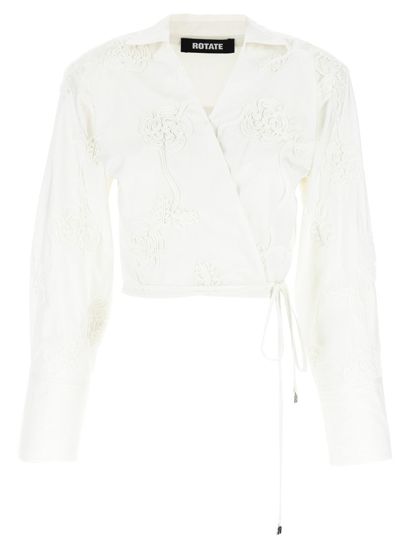 White 'Wrap Cotton' shirt 1