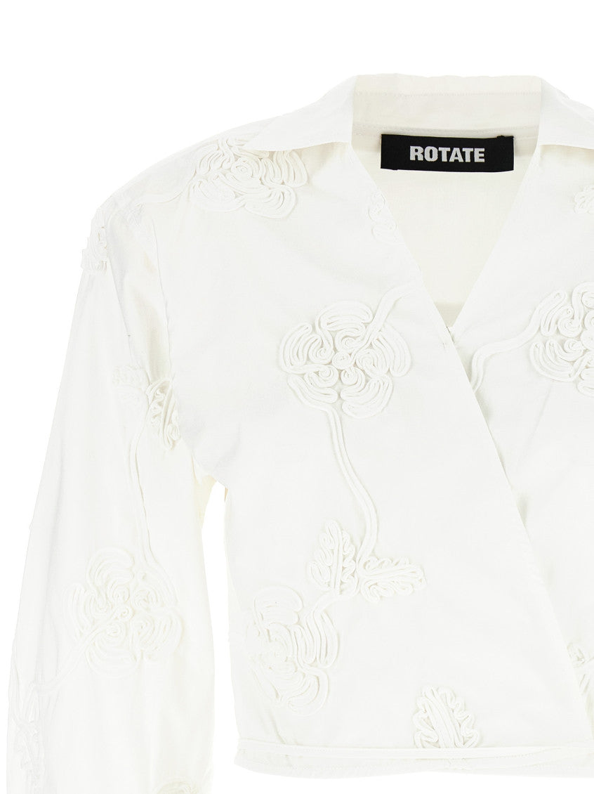 White 'Wrap Cotton' shirt 3