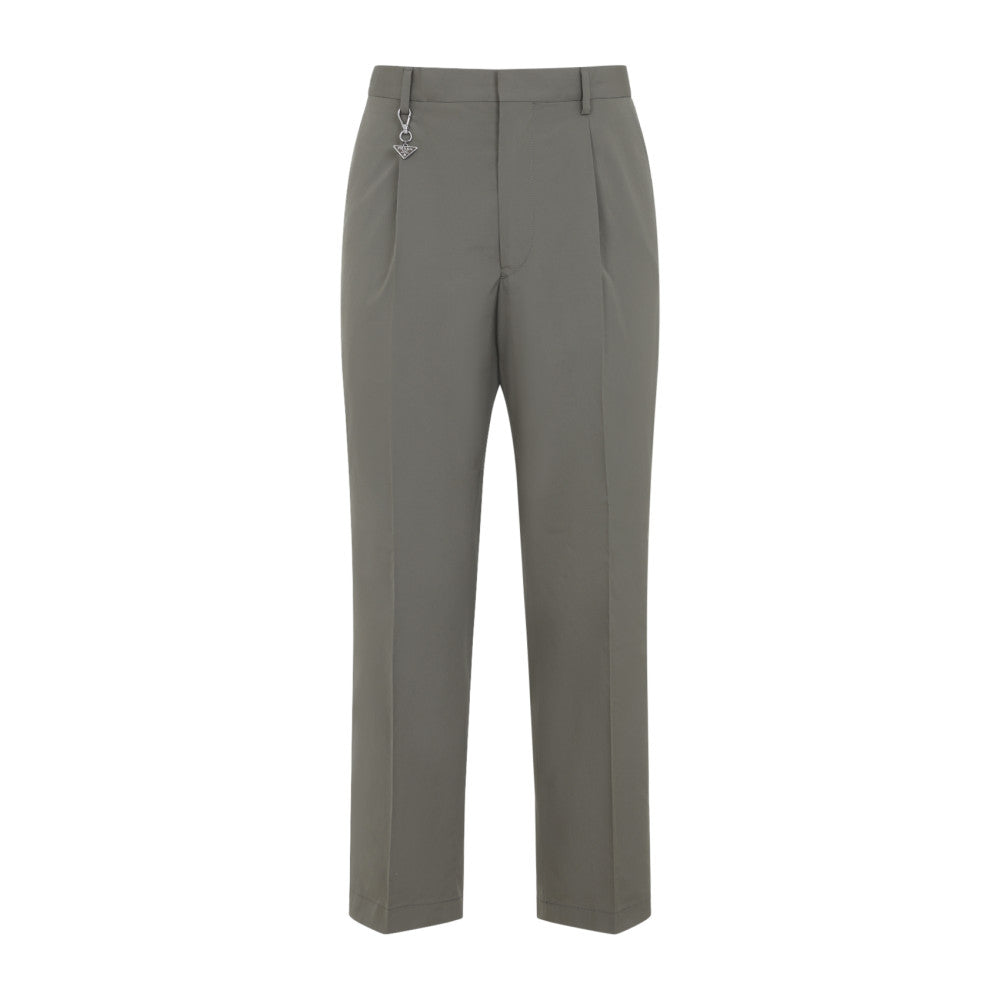 Grey Regular Solid Pants 1