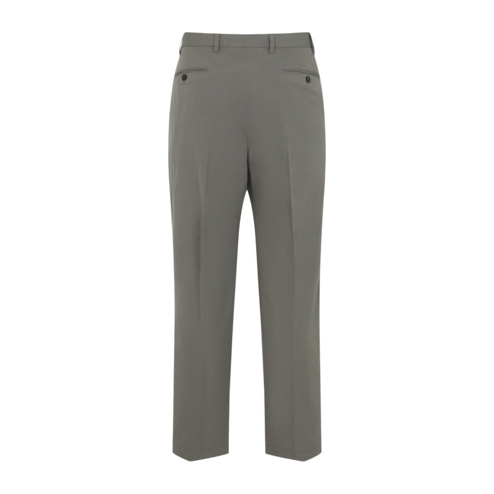 Grey Regular Solid Pants 2