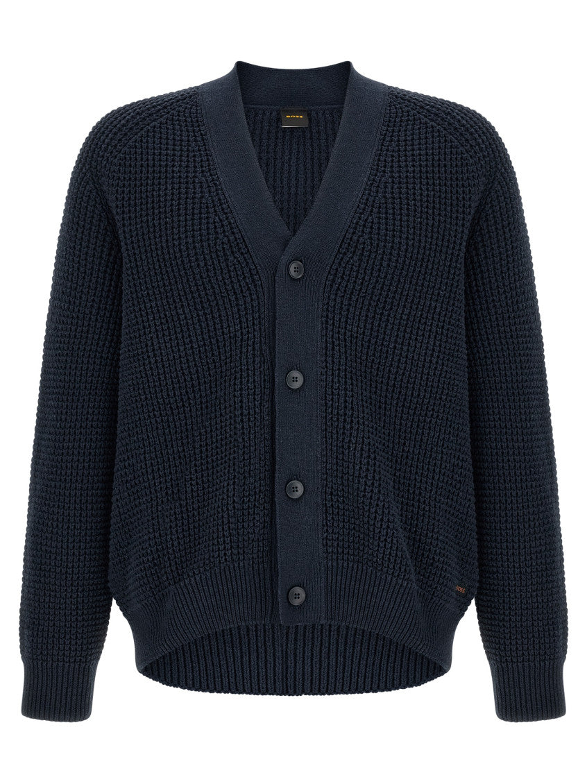 Blue Knitted Cardigan 1
