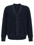 Blue Knitted Cardigan 1