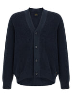 Blue Knitted Cardigan 1