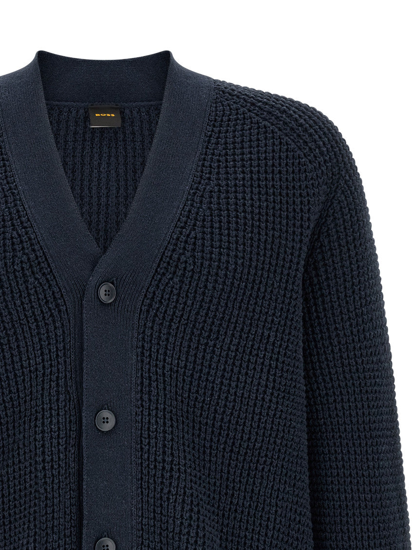 Blue Knitted Cardigan 3