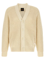 Beige Knitted Cardigan 1