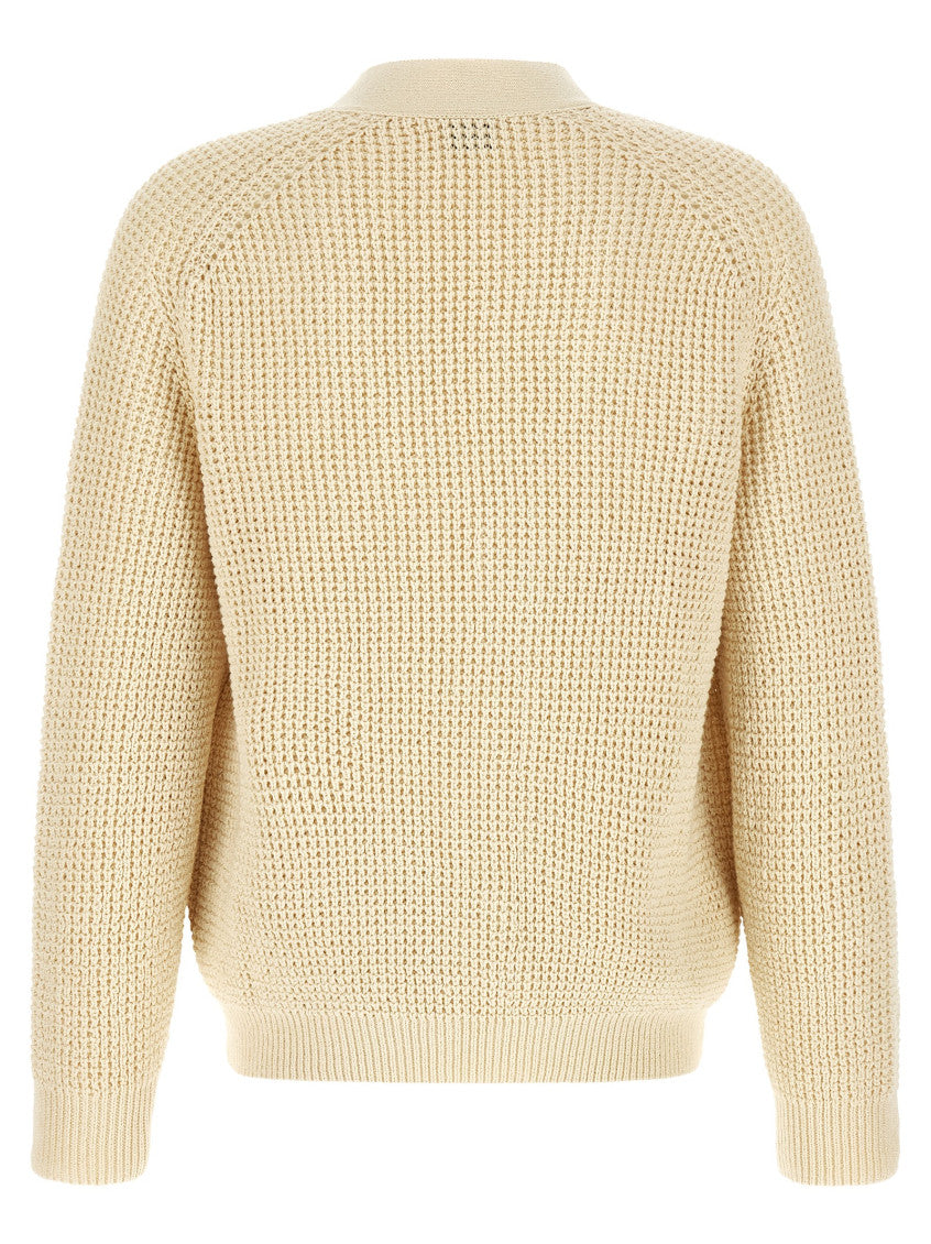 Beige Knitted Cardigan 2