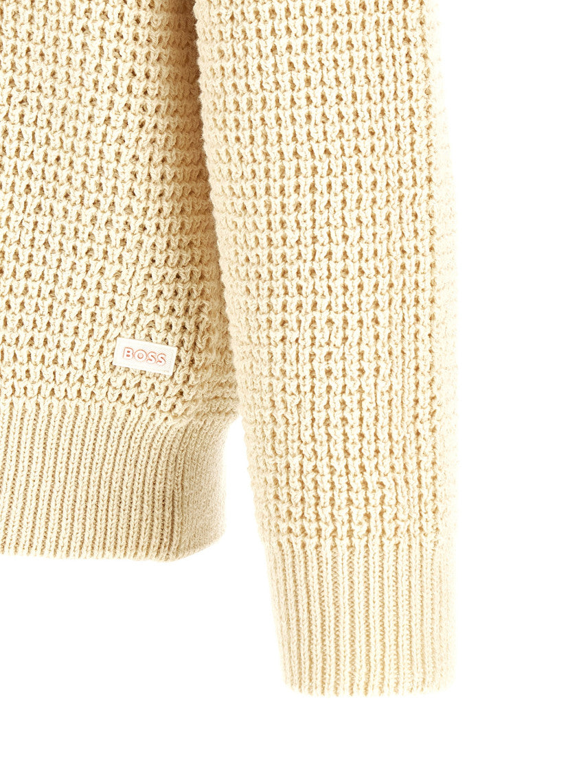 Beige Knitted Cardigan 4