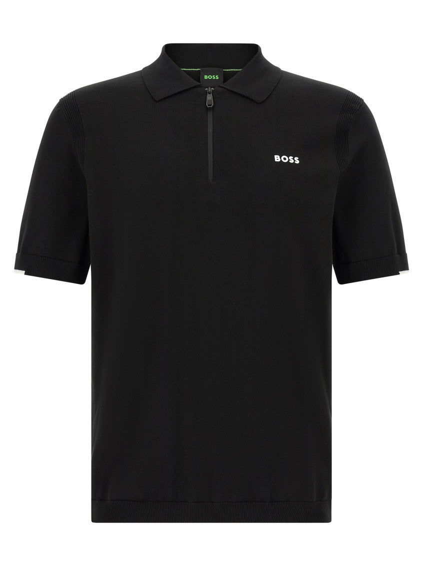 Black Shirt Collar Polo 1